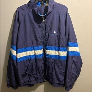 Le Coq Sportif Navy and Blue Jacket